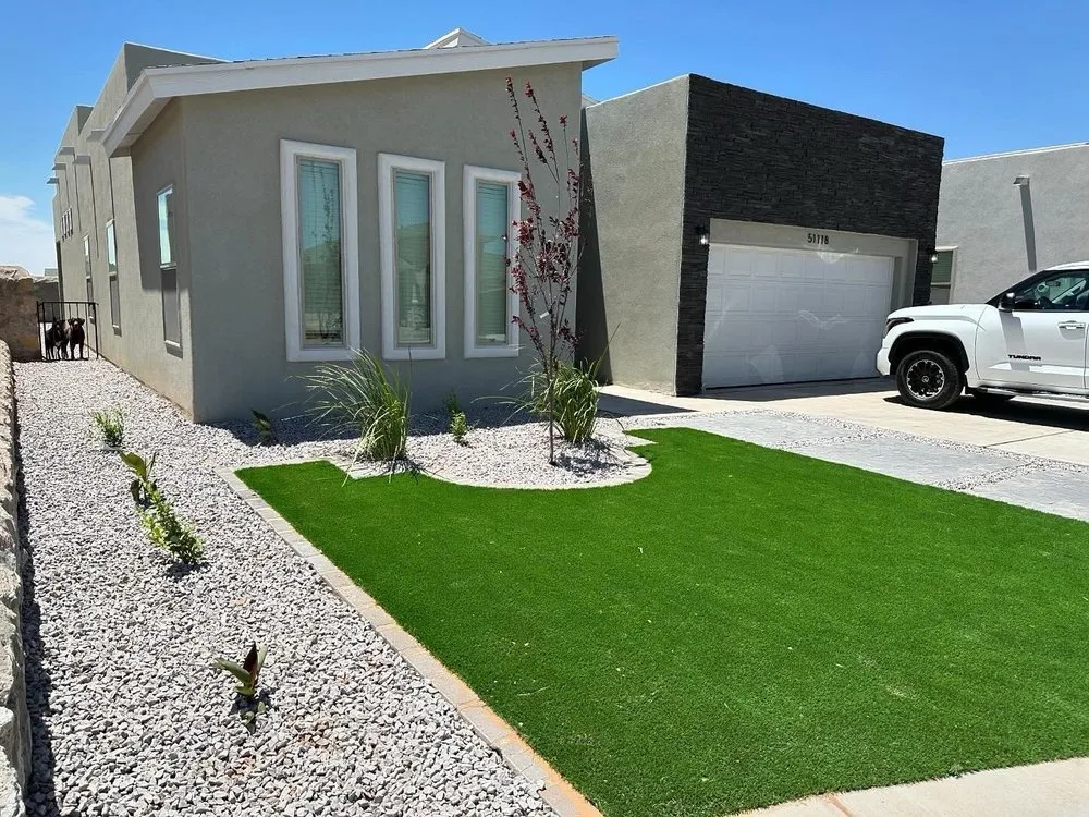Custom yard cleanup service for beautiful yards in El Paso, TX by Bella's Landscaping