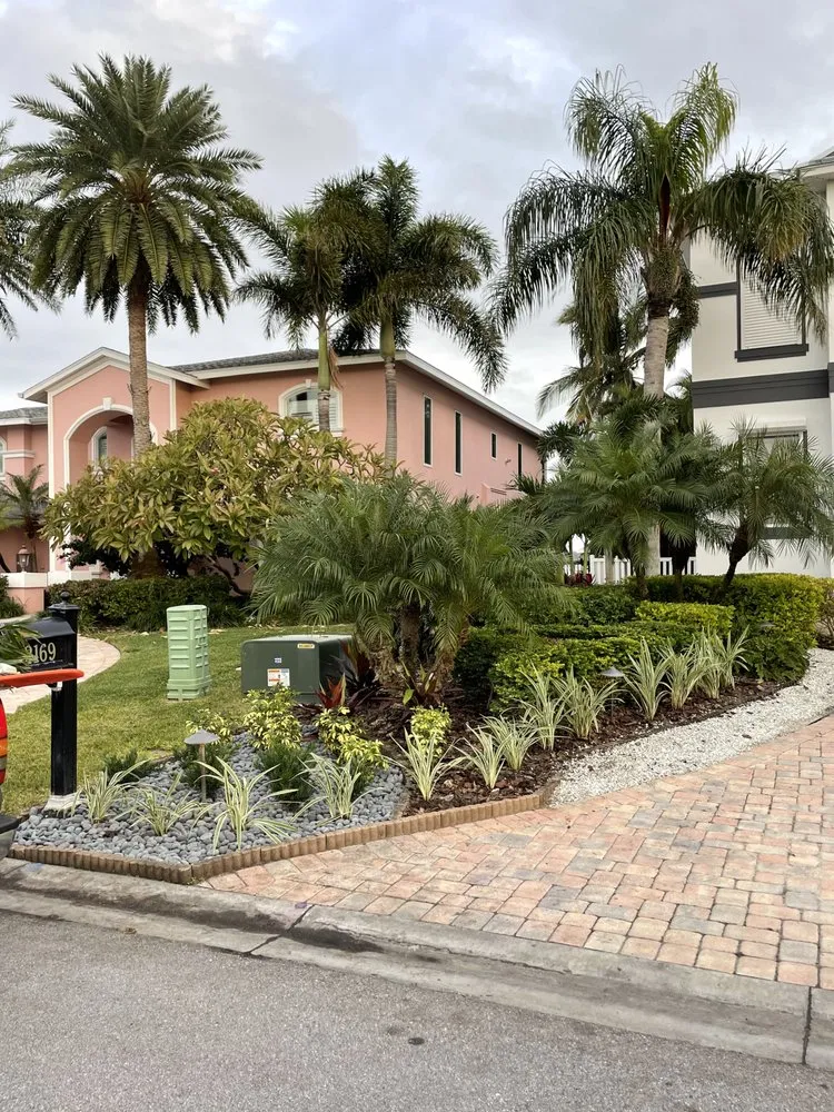 Custom landscape design with custom design across Treasure Island, FL - Belleair Property Maintenance & Landscaping