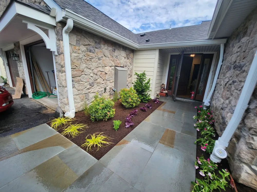 Local landscape design in Upper Darby Township, PA by Bellosa Landscaping Full Seasons