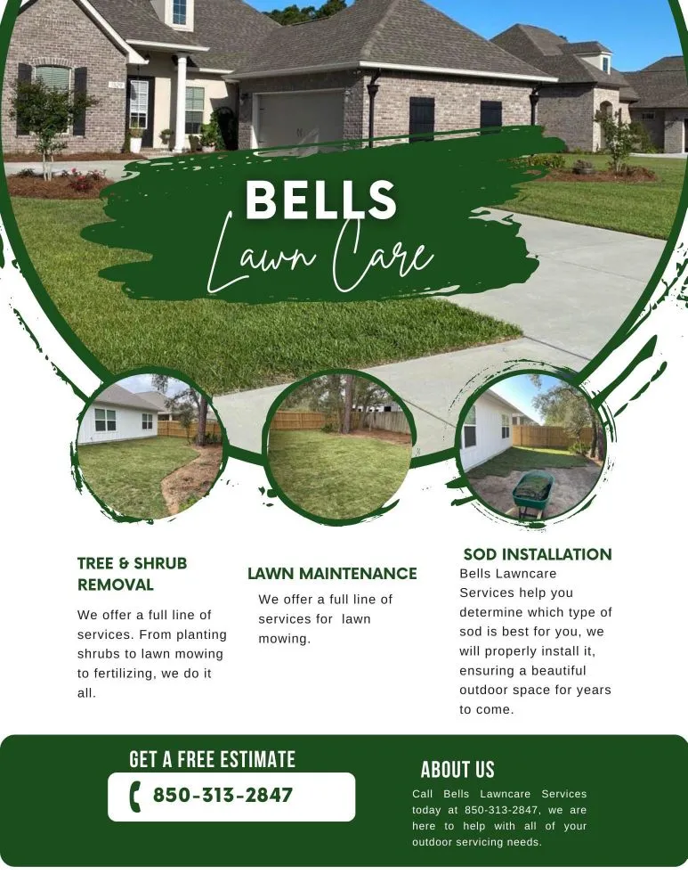 Custom residential landscaping experts serving Navarre, FL - Bell's Lawn Care