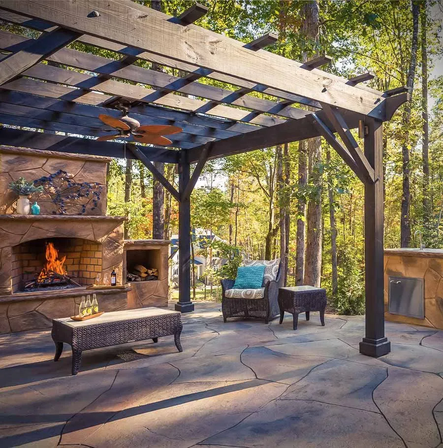 Trusted landscape installation for residential properties in Wake Forest, NC by Bellus Terra Landscape