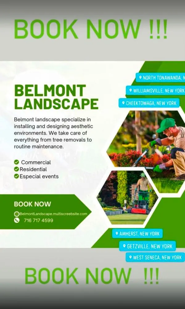 Professional lawn mowing service for year-round maintenance across Buffalo, NY - Belmont Landscape