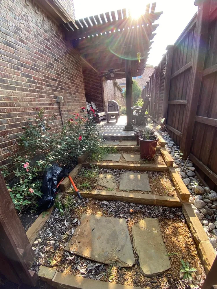 Top-rated landscape installation for residential properties in Lewisville, TX by Beltran & Plus