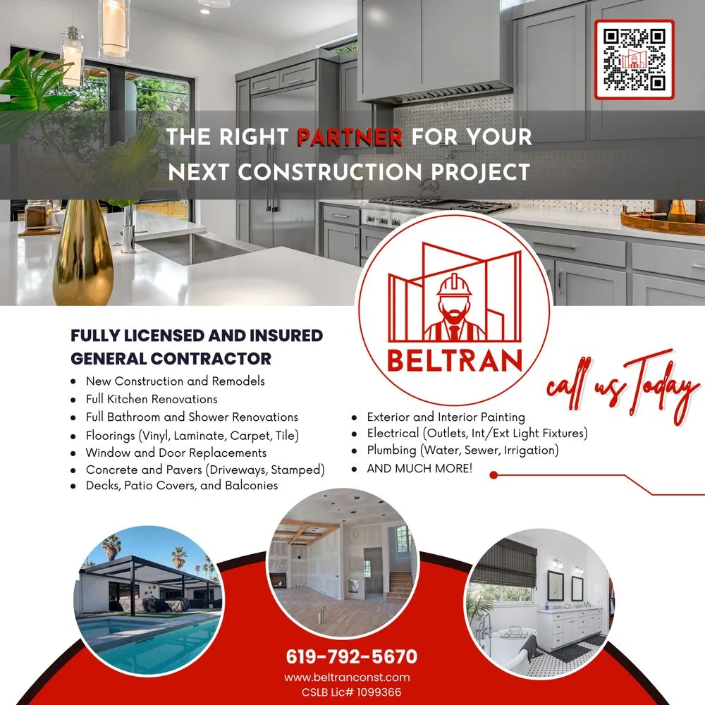 Affordable residential landscaping experts serving San Diego, CA - Beltran Construction Services