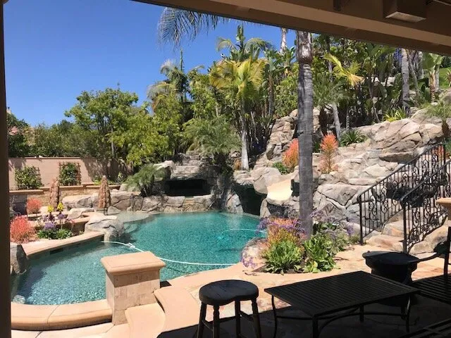 Custom yard cleanup service in Newport Beach, CA by Belville Group Landscaping Services