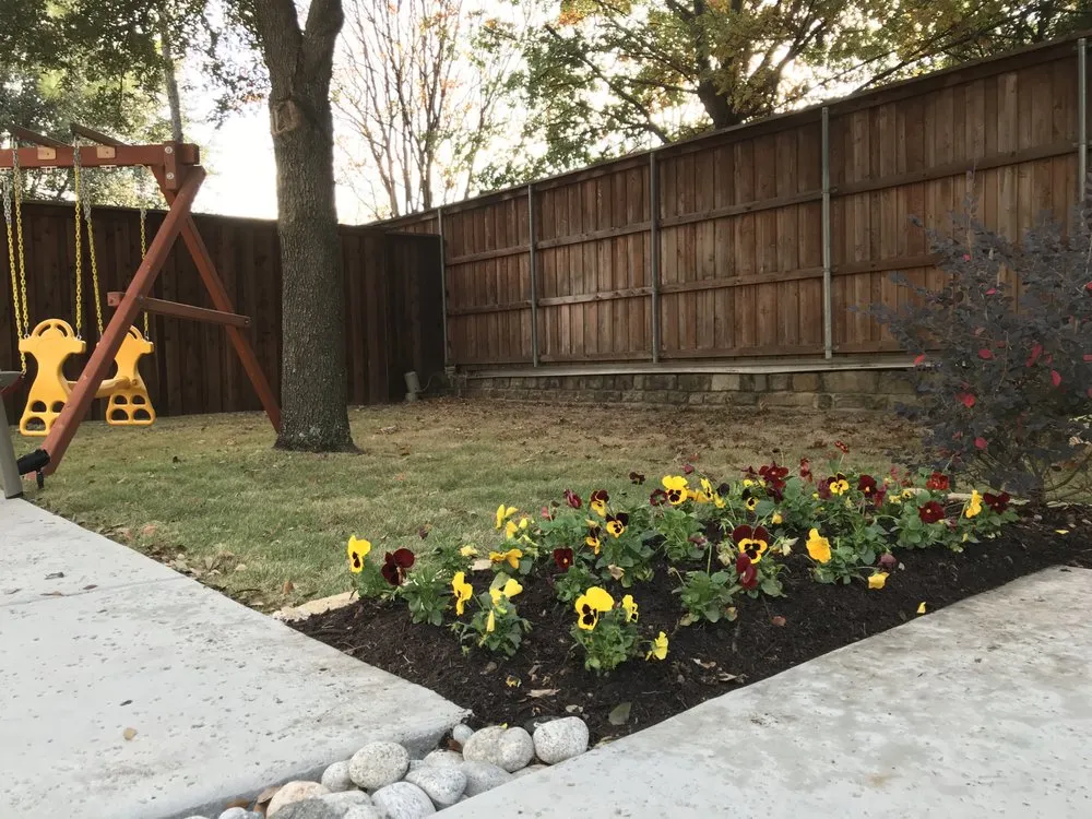 Local landscape installation in Coppell, TX by Ben N Dads