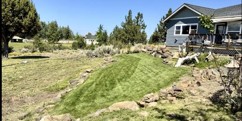 Professional lawn mowing service for year-round maintenance in Bend, OR by Bend Oregon Desert Scapes