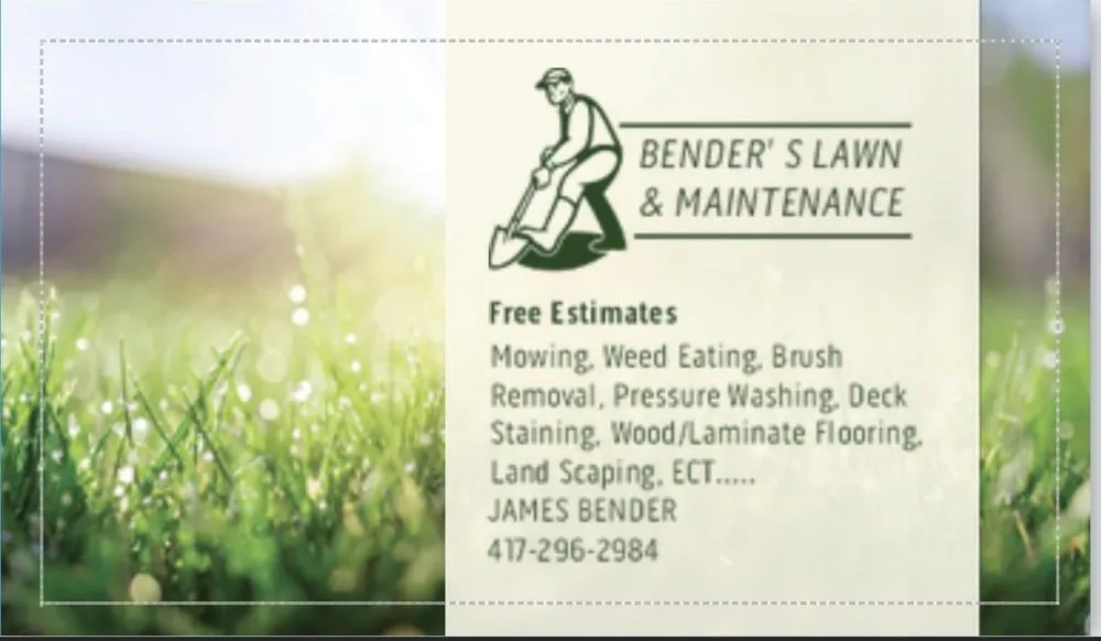 Top-rated lawn care service experts serving El Dorado Springs, MO - Benders Lawn and Maintenance
