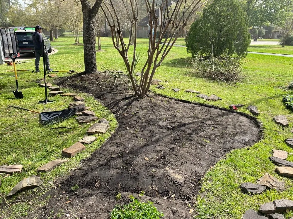 Trusted landscape installation in Houston, TX by Benelli Complete Home Improvement