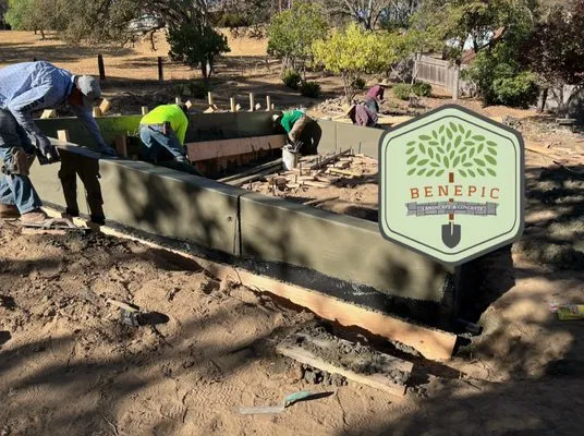 Benepic Landscape & Concrete Logo