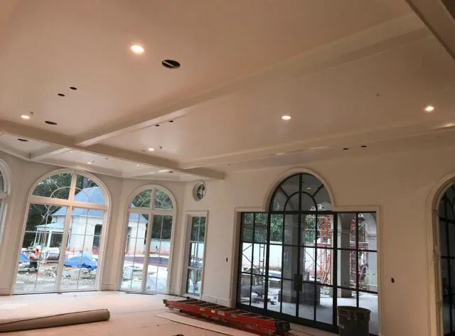 Custom lawn mowing service with custom design in Columbus, OH by Benitez Home Improvement