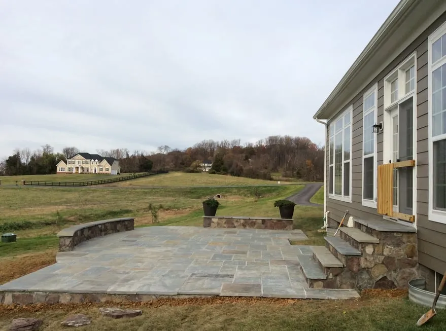 Professional landscape installation in Leesburg, VA by Benitez Landscape & Design