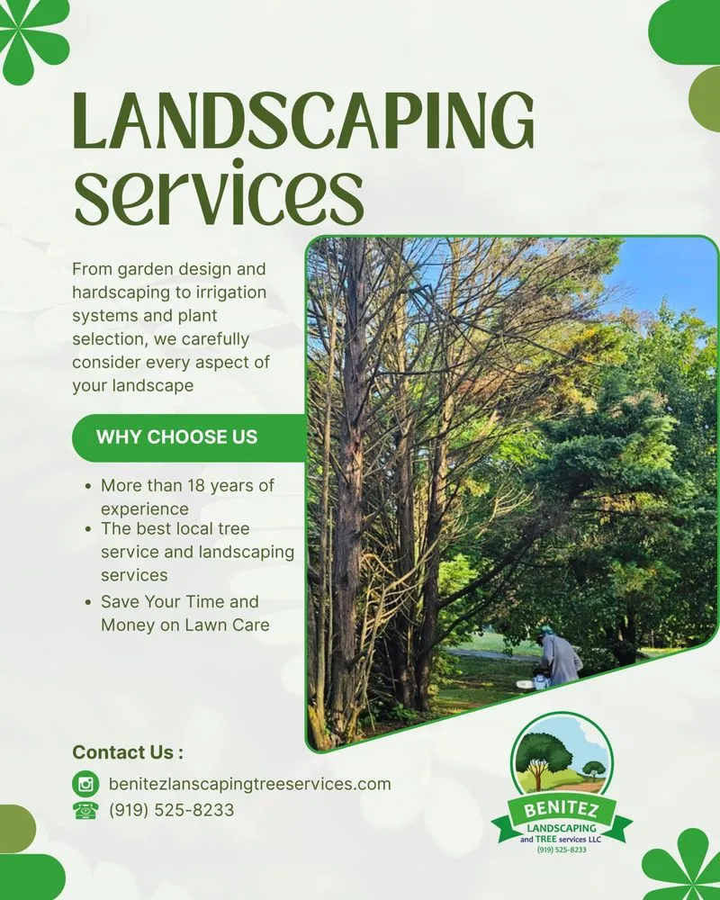 Professional lawn care service for beautiful yards in Raleigh, NC by Benitez Landscaping & Tree Services - Raleigh