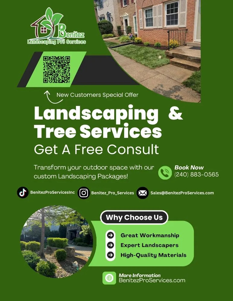 Trusted garden landscaping with custom design across Arlington, VA - Benitez Landscaping Pro Services