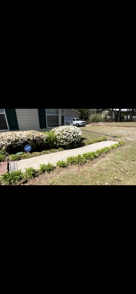 Custom residential landscaping in Sanford, NC by Benitez Lawn Care Services
