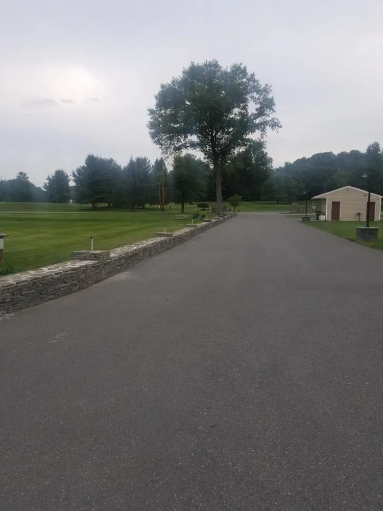 Professional landscape installation for homes in Middletown, NY by Benitez rock walls design and Landscaping