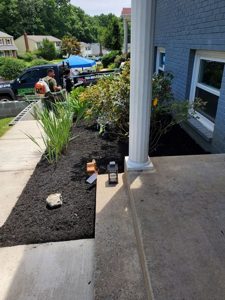 Top-rated landscape installation in Fairfax, VA by Benitez Tree & Landscaping