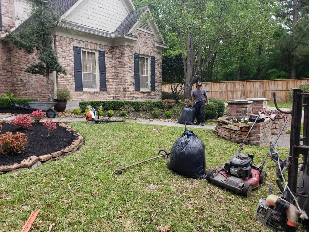 Trusted yard maintenance for year-round maintenance in Porter, TX by Benito's Lawn Service