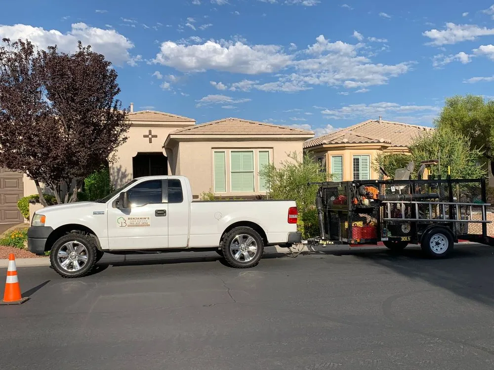 Top-rated lawn mowing service in Las Vegas, NV - Benjamin's Tree Service