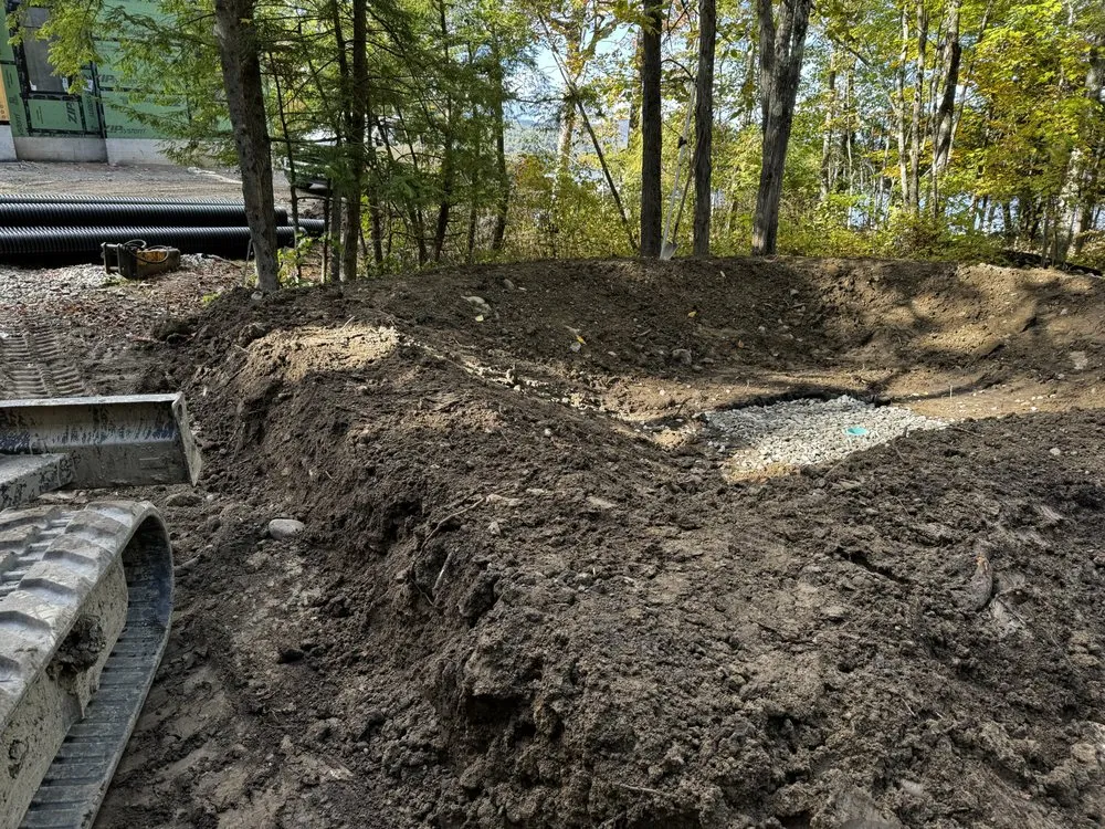 Custom lawn care service in Hudson Falls, NY by Bennett Design & Excavation