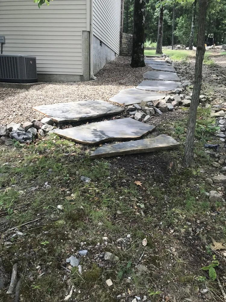 Affordable residential landscaping with custom design in Hot Springs Village, AR by Bennett’s Yard & More