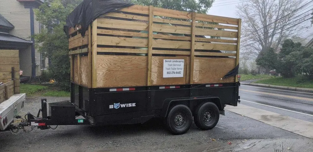 Custom outdoor landscaping in Danville, VT by Benoit Landscaping