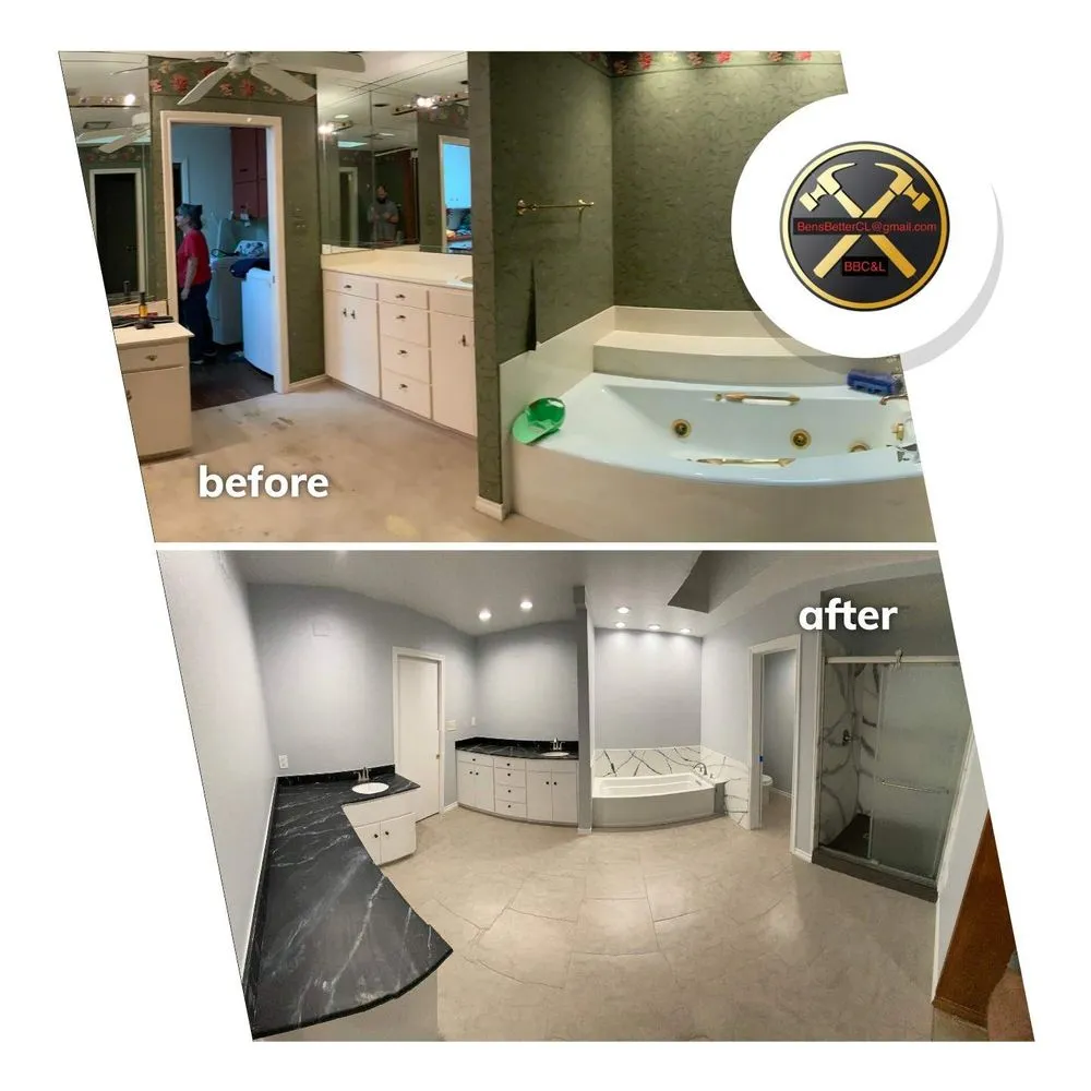 Local lawn care service with custom design in Bedford, TX by Ben's Better Construction & Landscaping