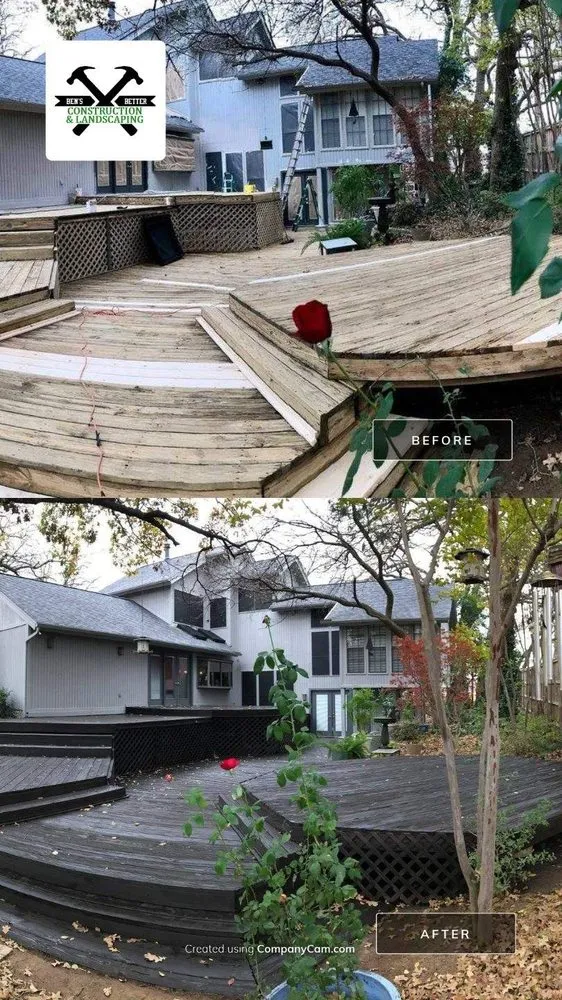 Expert yard maintenance for year-round maintenance in Bedford, TX by Ben's Better Construction & Landscaping