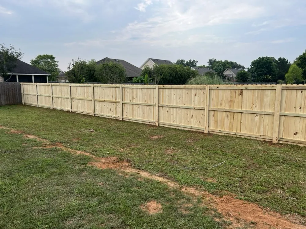 Professional yard cleanup service in Daphne, AL by Ben’s Landscape and Fencing