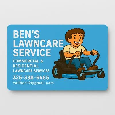 Bens Lawn Care Service Logo