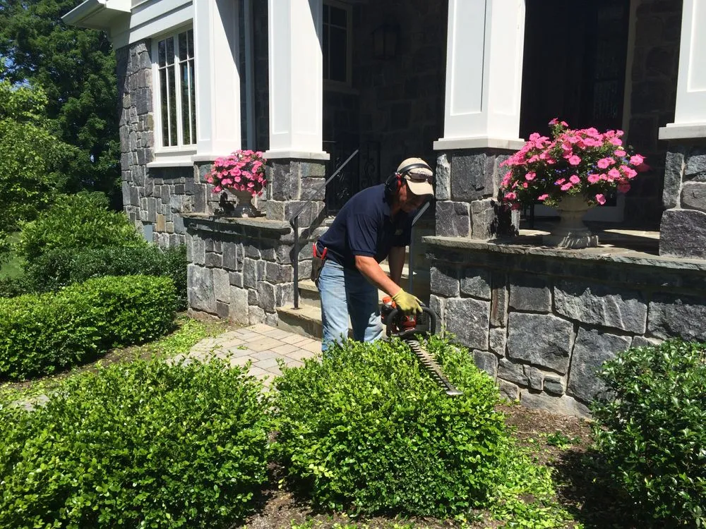 Professional outdoor landscaping for year-round maintenance in Victor, NY by Benson Landscape & Design