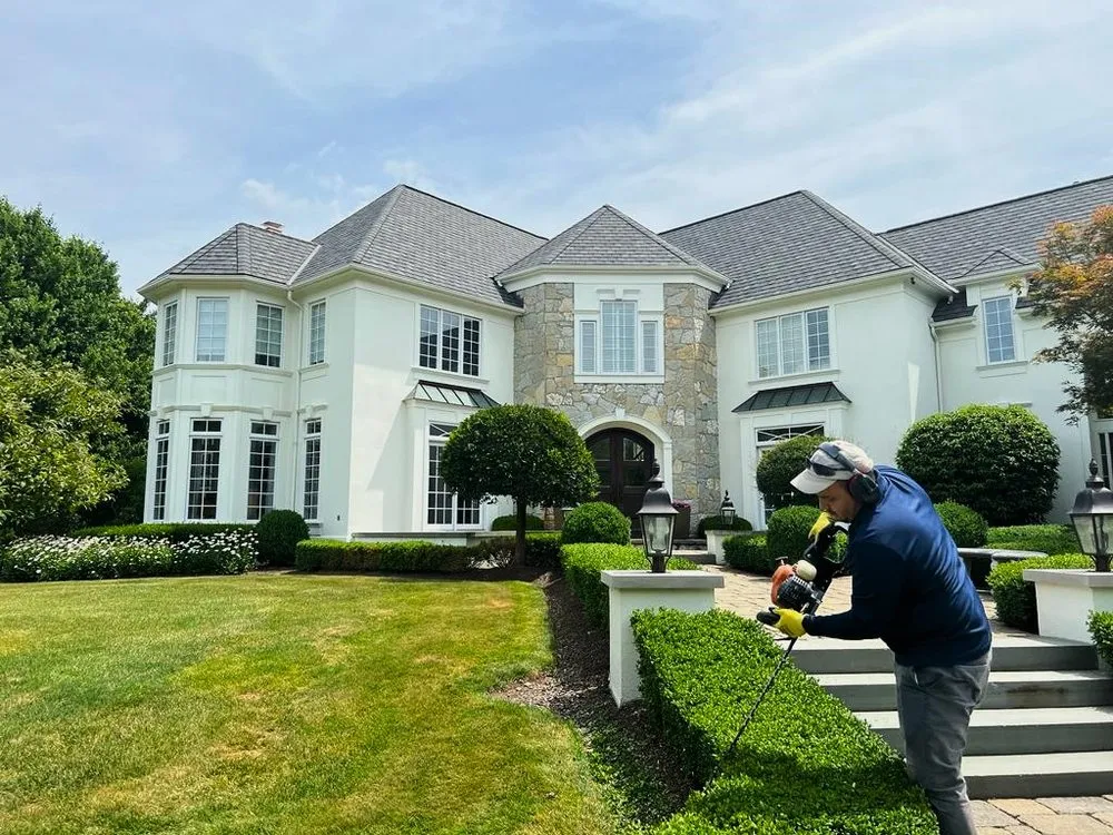 Professional yard cleanup service in Victor, NY by Benson Landscape & Design