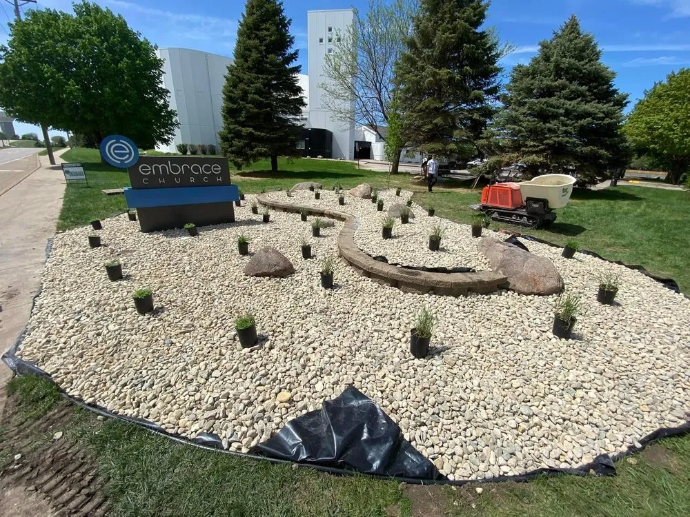 Top-rated outdoor landscaping for outdoor upgrades across Sioux Falls, SD - Benson's Lawn and Landscaping
