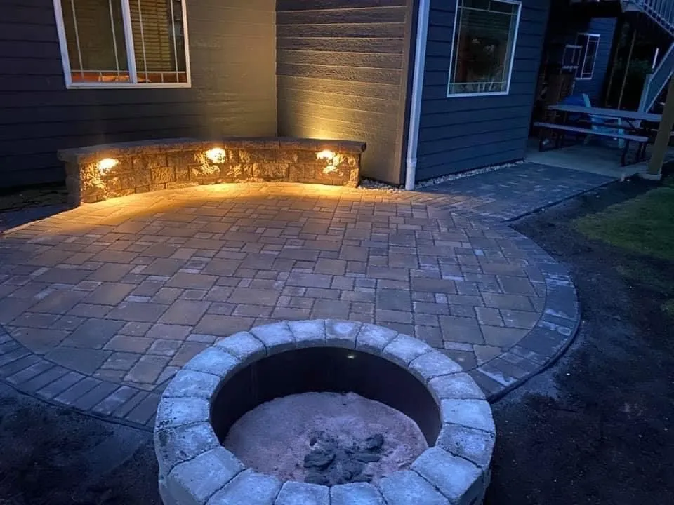 Professional yard maintenance with custom design in Sioux Falls, SD by Benson's Lawn and Landscaping