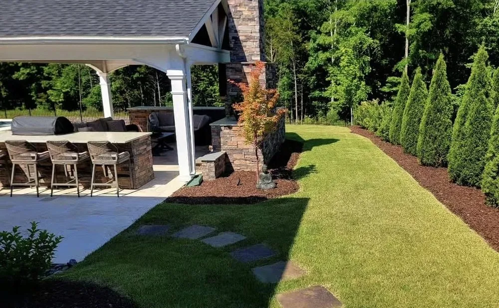 Local lawn mowing service for homes in Fort Mill, SC by Benton Outdoor Living