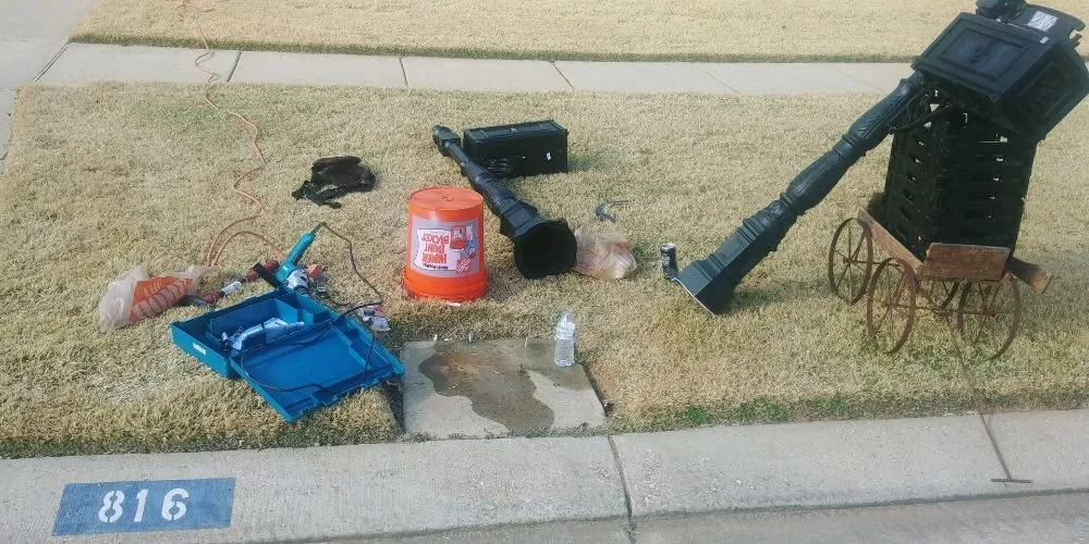 Custom landscape design in Bossier City, LA by Benton Property Preservation