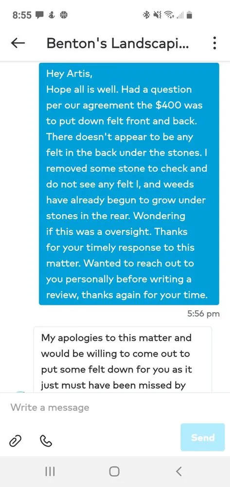 Professional outdoor landscaping experts serving McSherrystown, PA - Bentons Landscaping Construction