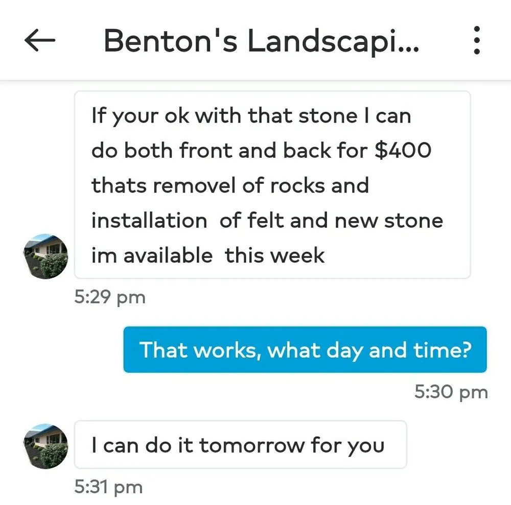 Local outdoor landscaping in McSherrystown, PA by Bentons Landscaping Construction