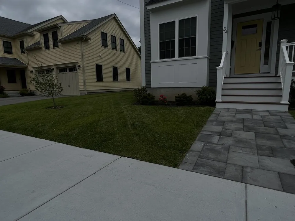 Local landscape installation in Chelsea, MA by Berber Industries Landscaping