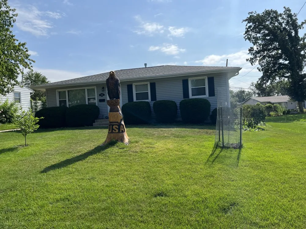 Custom landscape installation in Fairfax, IA - Berch Yard and House Improvement