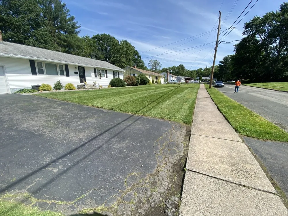 Trusted lawn mowing service near you in Rocky Hill, CT by Berdecia Landscaping