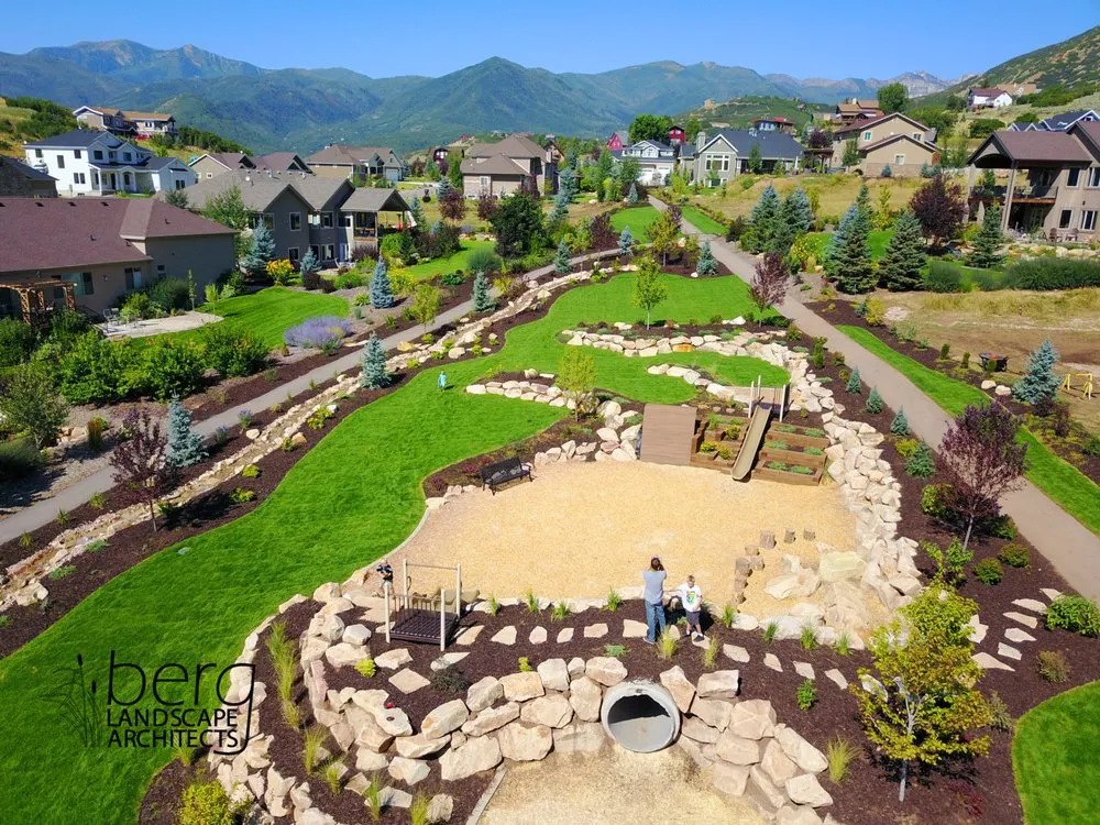 Local outdoor landscaping with custom design across Midway, UT - Berg Landscape Architects