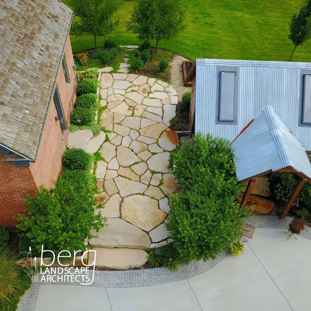 Local garden landscaping for homes across Midway, UT - Berg Landscape Architects