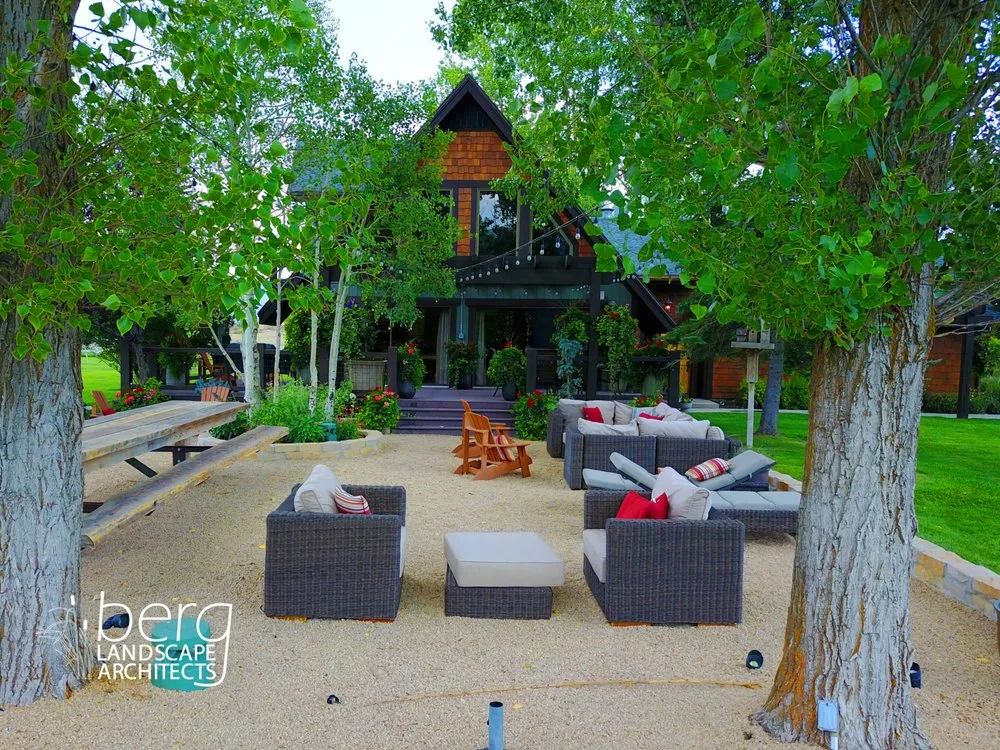 Custom residential landscaping with custom design in Midway, UT by Berg Landscape Architects