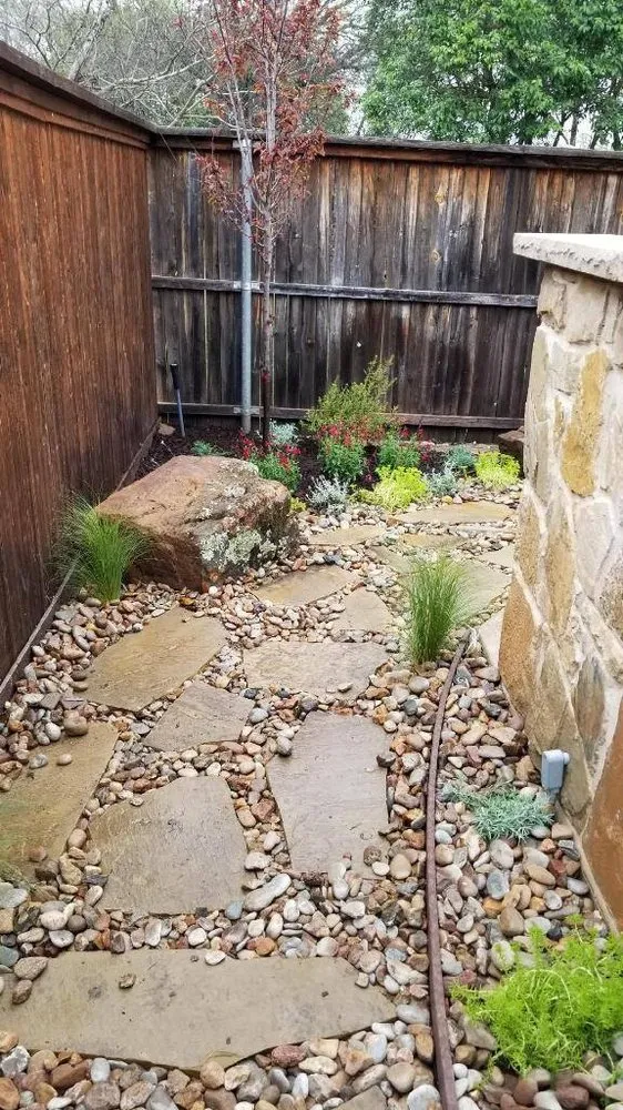 Custom yard maintenance for homes in Trophy Club, TX by Bergstrom Landscape