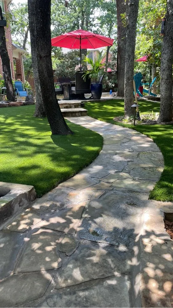 Expert landscaping services for beautiful yards in Trophy Club, TX by Bergstrom Landscape
