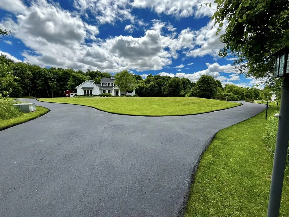 Custom lawn mowing service for year-round maintenance in Sparta, MI by Bergys Land Care