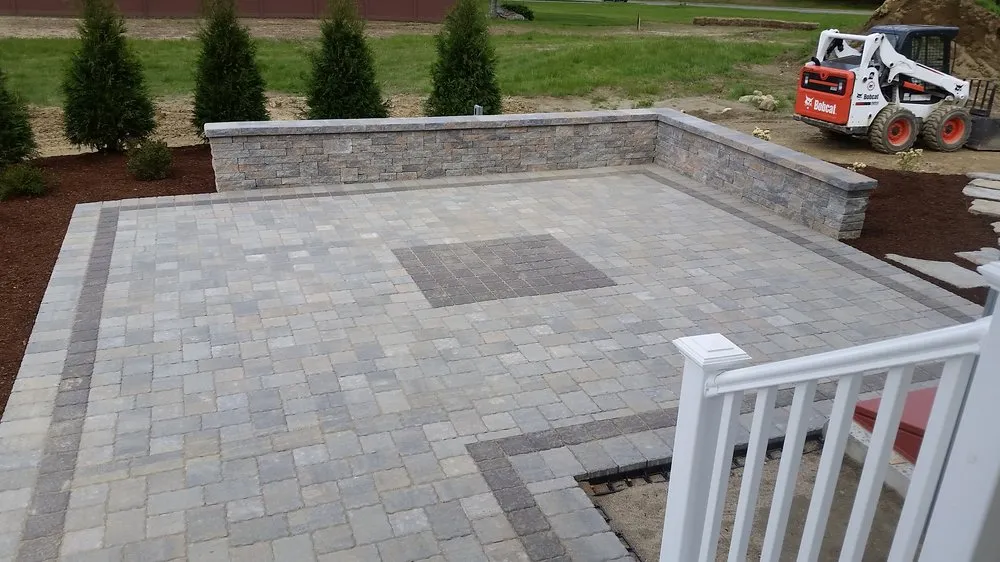 Affordable lawn mowing service for outdoor upgrades in Worthington, MA by Berkshire Stone Builders