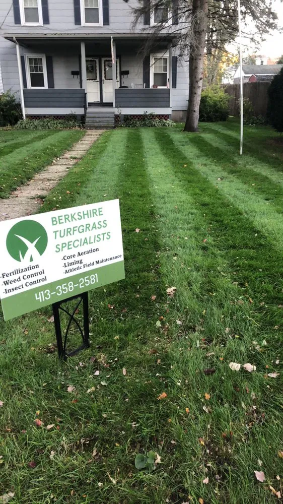 Expert landscape installation for beautiful yards in Dalton, MA by Berkshire Turfgrass Specialists