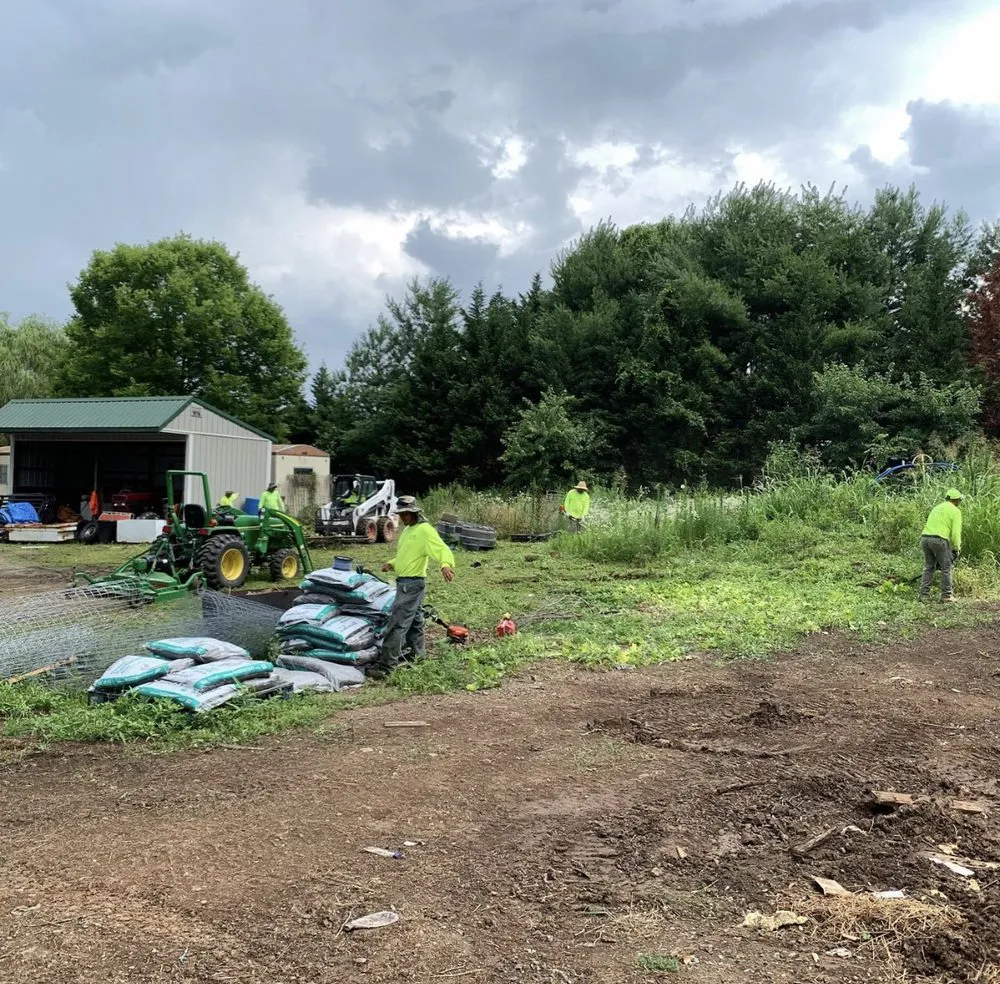 Professional garden landscaping for year-round maintenance in Sterling, VA by Bernales Landscaping Services